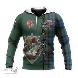 Scottish MacNicol Hunting Clan Tartan Hoodie - Lion Rampant And Celtic Thistle Style Scottish Plaid Tartan Plaid