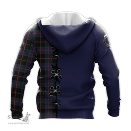 Scottish Nairn Clan Tartan Hoodie - Lion Rampant And Celtic Thistle Style Scottish Plaid Tartan Plaid