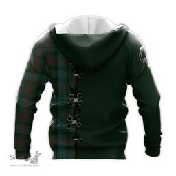 Scottish Ross Hunting Clan Tartan Hoodie - Lion Rampant And Celtic Thistle Style Scottish Plaid Tartan Plaid
