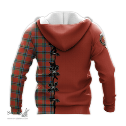 Scottish Sinclair Ancient Clan Tartan Hoodie - Lion Rampant And Celtic Thistle Style Scottish Plaid Tartan Plaid