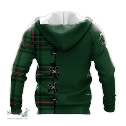 Scottish Orrock Clan Tartan Hoodie - Lion Rampant And Celtic Thistle Style Scottish Plaid Tartan Plaid