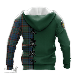Scottish Nicolson Hunting Ancient Clan Tartan Hoodie - Lion Rampant And Celtic Thistle Style Scottish Plaid Tartan Plaid