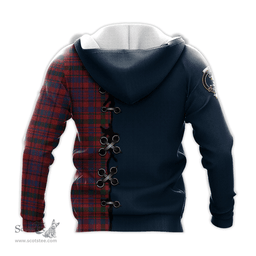 Scottish Murray of Tullibardine Clan Tartan Hoodie - Lion Rampant And Celtic Thistle Style Scottish Plaid Tartan Plaid