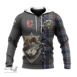 Scottish Gayre Hunting Clan Tartan Hoodie - Lion Rampant And Celtic Thistle Style Scottish Plaid Tartan Plaid