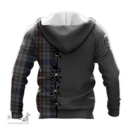 Scottish Gayre Hunting Clan Tartan Hoodie - Lion Rampant And Celtic Thistle Style Scottish Plaid Tartan Plaid