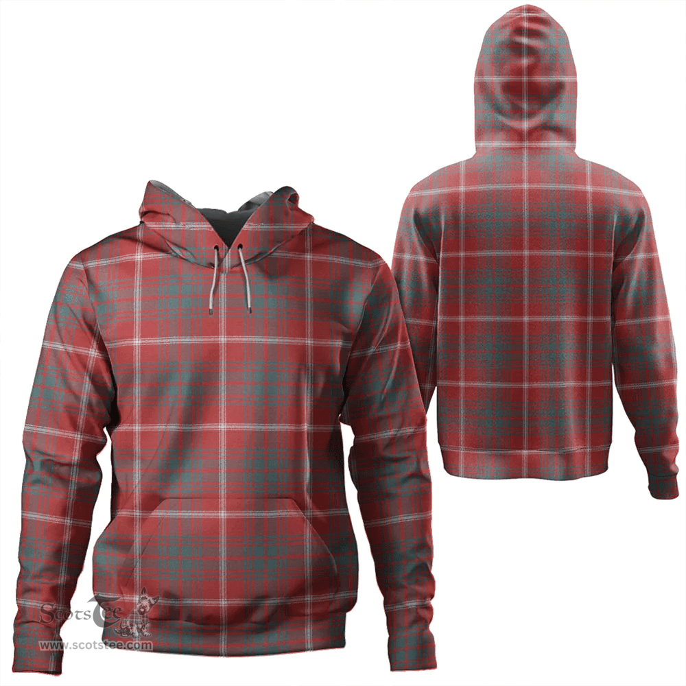 Scottish Duke of Rothesay Weathered Clan Tartan Hoodie - Classic Scottish Plaid Tartan Plaid
