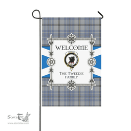 Scottish The Tweedie Clan Tartan Garden Flag - Welcome My Home Style Scottish Plaid Tartan Plaid