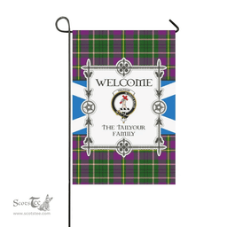 Scottish The Tailyour Clan Tartan Garden Flag - Welcome My Home Style Scottish Plaid Tartan Plaid