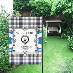 Scottish The Hannay Clan Tartan Garden Flag - Welcome My Home Style Scottish Plaid Tartan Plaid