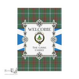 Scottish The Gayre Clan Tartan Garden Flag - Welcome My Home Style Scottish Plaid Tartan Plaid
