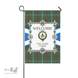 Scottish The Gayre Clan Tartan Garden Flag - Welcome My Home Style Scottish Plaid Tartan Plaid