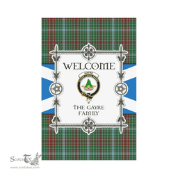 Scottish The Gayre Clan Tartan Garden Flag - Welcome My Home Style Scottish Plaid Tartan Plaid