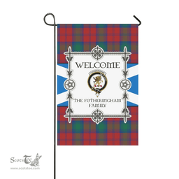 Scottish The Fotheringham Clan Tartan Garden Flag - Welcome My Home Style Scottish Plaid Tartan Plaid