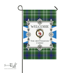 Scottish The Spottiswood Clan Tartan Garden Flag - Welcome My Home Style Scottish Plaid Tartan Plaid