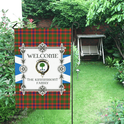 Scottish The Kinninmont Clan Tartan Garden Flag - Welcome My Home Style Scottish Plaid Tartan Plaid