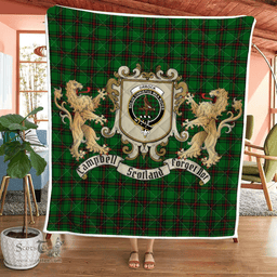 Scottish Orrock Clan Badge Tartan Plaid Lion Crest Premium Quilt Scottish Plaid Tartan Plaid - ScotsTee - scotstee.com