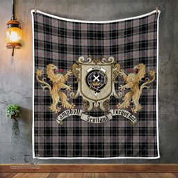 Scottish Moffat Clan Badge Tartan Plaid Lion Crest Premium Quilt Scottish Plaid Tartan Plaid - ScotsTee - scotstee.com
