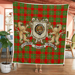 Scottish Macgregor Clan Badge Tartan Plaid Lion Crest Premium Quilt Scottish Plaid Tartan Plaid - ScotsTee - scotstee.com