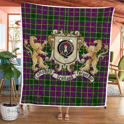 Scottish Tailyour Clan Badge Tartan Plaid Lion Crest Premium Quilt Scottish Plaid Tartan Plaid - ScotsTee - scotstee.com
