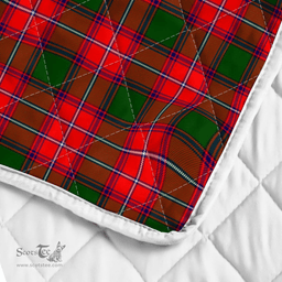 Scottish Rattray Clan Badge Tartan Plaid Lion Crest Premium Quilt Scottish Plaid Tartan Plaid - ScotsTee - scotstee.com