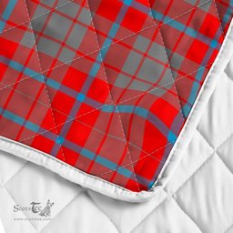 Scottish Moubray Clan Badge Tartan Plaid Lion Crest Premium Quilt Scottish Plaid Tartan Plaid - ScotsTee - scotstee.com