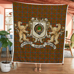 Scottish Seton Clan Badge Tartan Plaid Lion Crest Premium Quilt Scottish Plaid Tartan Plaid - ScotsTee - scotstee.com