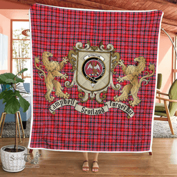 Scottish Straiton Clan Badge Tartan Plaid Lion Crest Premium Quilt Scottish Plaid Tartan Plaid - ScotsTee - scotstee.com