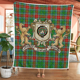 Scottish Muirhead Clan Badge Tartan Plaid Lion Crest Premium Quilt Scottish Plaid Tartan Plaid - ScotsTee - scotstee.com