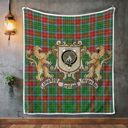 Scottish Muirhead Clan Badge Tartan Plaid Lion Crest Premium Quilt Scottish Plaid Tartan Plaid - ScotsTee - scotstee.com