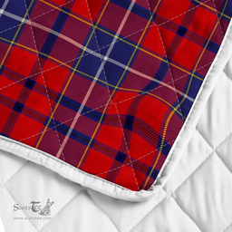 Scottish Wishart Clan Badge Tartan Plaid Lion Crest Premium Quilt Scottish Plaid Tartan Plaid - ScotsTee - scotstee.com