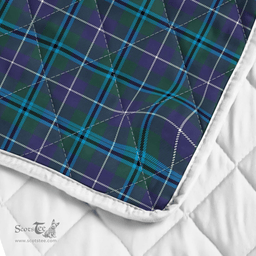 Scottish Douglas Clan Badge Tartan Plaid Lion Crest Premium Quilt Scottish Plaid Tartan Plaid - ScotsTee - scotstee.com