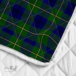 Scottish Johnstone Clan Badge Tartan Plaid Lion Crest Premium Quilt Scottish Plaid Tartan Plaid - ScotsTee - scotstee.com