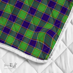 Scottish Colville Clan Badge Tartan Plaid Lion Crest Premium Quilt Scottish Plaid Tartan Plaid - ScotsTee - scotstee.com