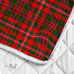 Scottish Mackinnon Clan Badge Tartan Plaid Lion Crest Premium Quilt Scottish Plaid Tartan Plaid - ScotsTee - scotstee.com