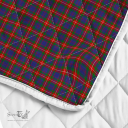 Scottish Fraser Of Lovat Clan Badge Tartan Plaid Lion Crest Premium Quilt Scottish Plaid Tartan Plaid - ScotsTee - scotstee.com
