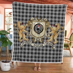 Scottish Glen Clan Badge Tartan Plaid Lion Crest Premium Quilt Scottish Plaid Tartan Plaid - ScotsTee - scotstee.com