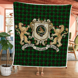 Scottish Beveridge Clan Badge Tartan Plaid Lion Crest Premium Quilt Scottish Plaid Tartan Plaid - ScotsTee - scotstee.com