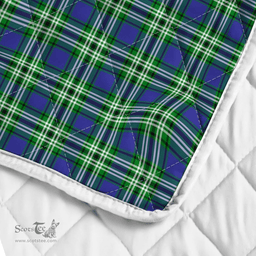Scottish Haliburton Clan Badge Tartan Plaid Lion Crest Premium Quilt Scottish Plaid Tartan Plaid - ScotsTee - scotstee.com