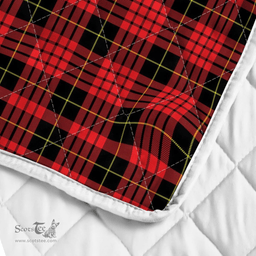 Scottish Macqueen Clan Badge Tartan Plaid Lion Crest Premium Quilt Scottish Plaid Tartan Plaid - ScotsTee - scotstee.com