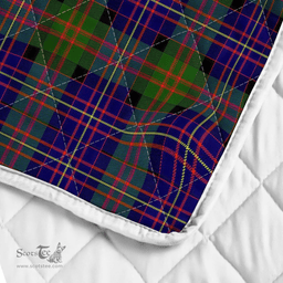 Scottish Chalmers Balnacraig Clan Badge Tartan Plaid Lion Crest Premium Quilt Scottish Plaid Tartan Plaid - ScotsTee - scotstee.com