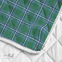 Scottish Irvine Clan Badge Tartan Plaid Lion Crest Premium Quilt Scottish Plaid Tartan Plaid - ScotsTee - scotstee.com