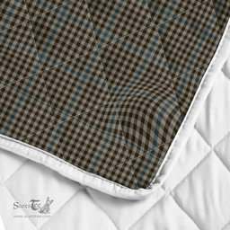 Scottish Haig Clan Badge Tartan Plaid Lion Crest Premium Quilt Scottish Plaid Tartan Plaid - ScotsTee - scotstee.com