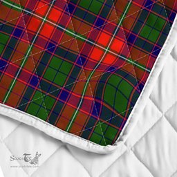 Scottish Charteris Earls Of Wemyss Clan Badge Tartan Plaid Lion Crest Premium Quilt Scottish Plaid Tartan Plaid - ScotsTee - scotstee.com