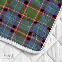 Scottish Glass Clan Badge Tartan Plaid Lion Crest Premium Quilt Scottish Plaid Tartan Plaid - ScotsTee - scotstee.com