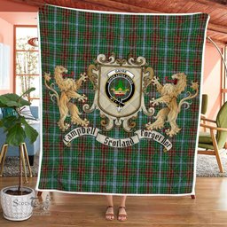 Scottish Gayre Clan Badge Tartan Plaid Lion Crest Premium Quilt Scottish Plaid Tartan Plaid - ScotsTee - scotstee.com