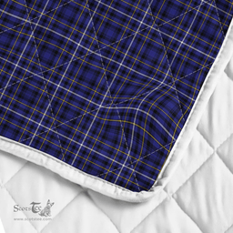 Scottish Fleming Clan Badge Tartan Plaid Lion Crest Premium Quilt Scottish Plaid Tartan Plaid - ScotsTee - scotstee.com
