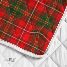 Scottish Hay Clan Badge Tartan Plaid Lion Crest Premium Quilt Scottish Plaid Tartan Plaid - ScotsTee - scotstee.com