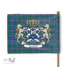 Scottish Pitcairn Clan Badge Tartan Coat of Arm Garden Flag - Tartan Plaid Flags Scottish Plaid Tartan Plaid - ScotsTee - scotstee.com