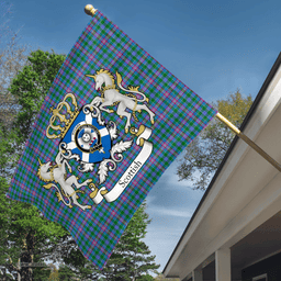 Scottish Pitcairn Clan Badge Tartan Coat of Arm Garden Flag - Tartan Plaid Flags Scottish Plaid Tartan Plaid - ScotsTee - scotstee.com