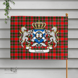 Scottish Spens Clan Badge Tartan Coat of Arm Garden Flag - Tartan Plaid Flags Scottish Plaid Tartan Plaid - ScotsTee - scotstee.com